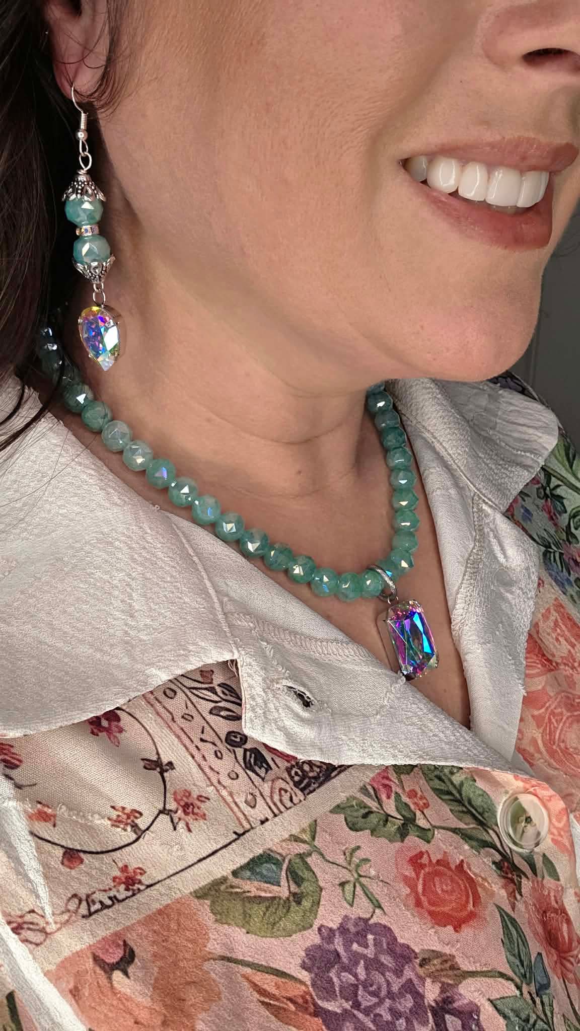 Candy Luxe Colorful Crystal Drop Earrings