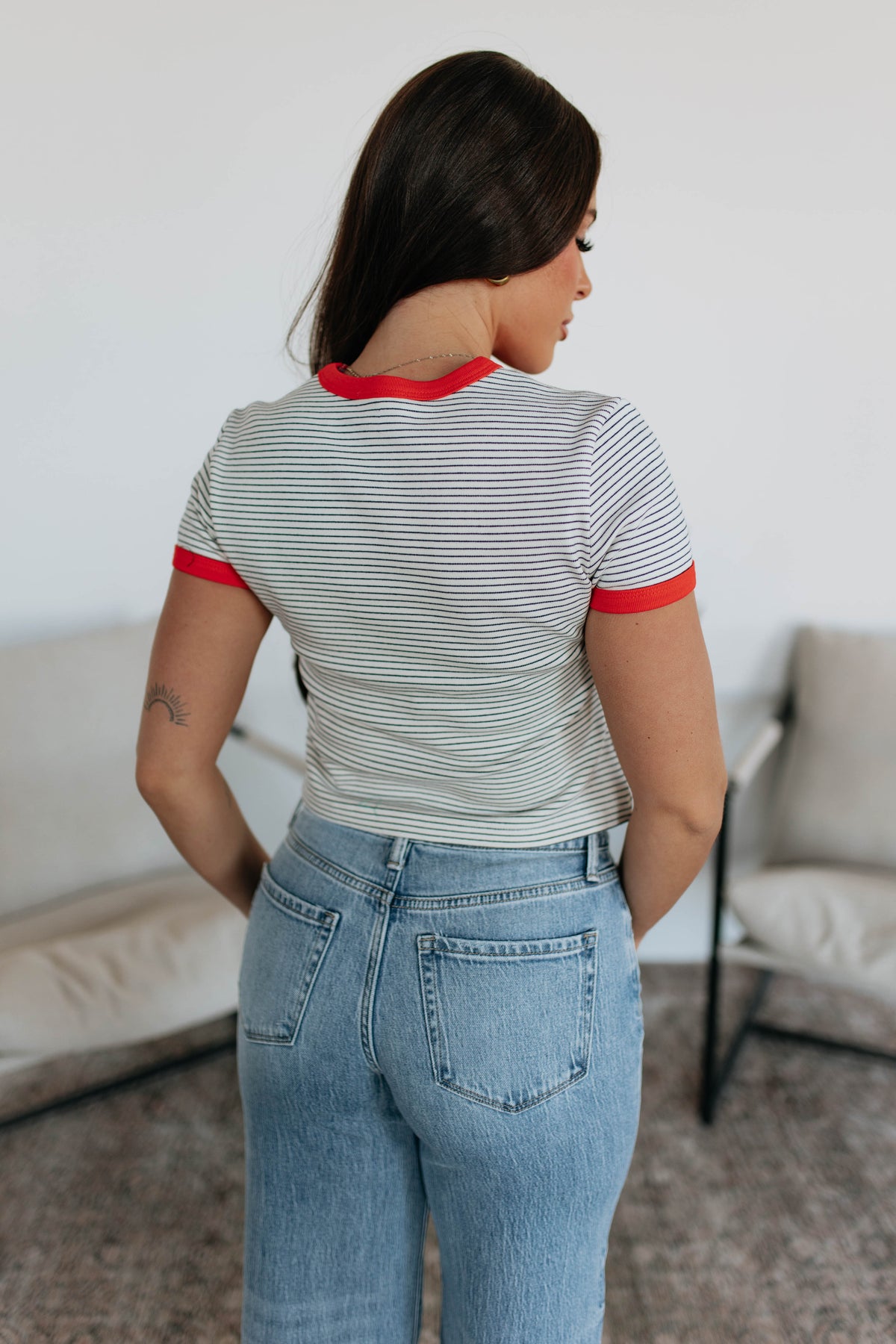 Tegan Striped Top
