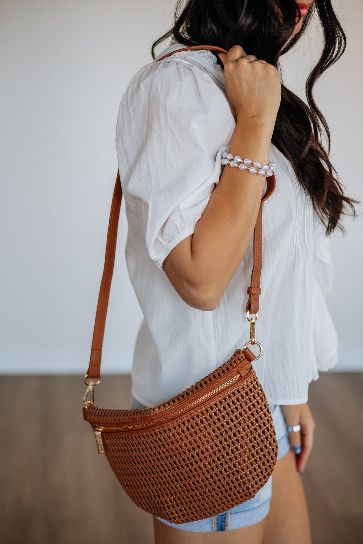 Shenia Woven Bum Bag