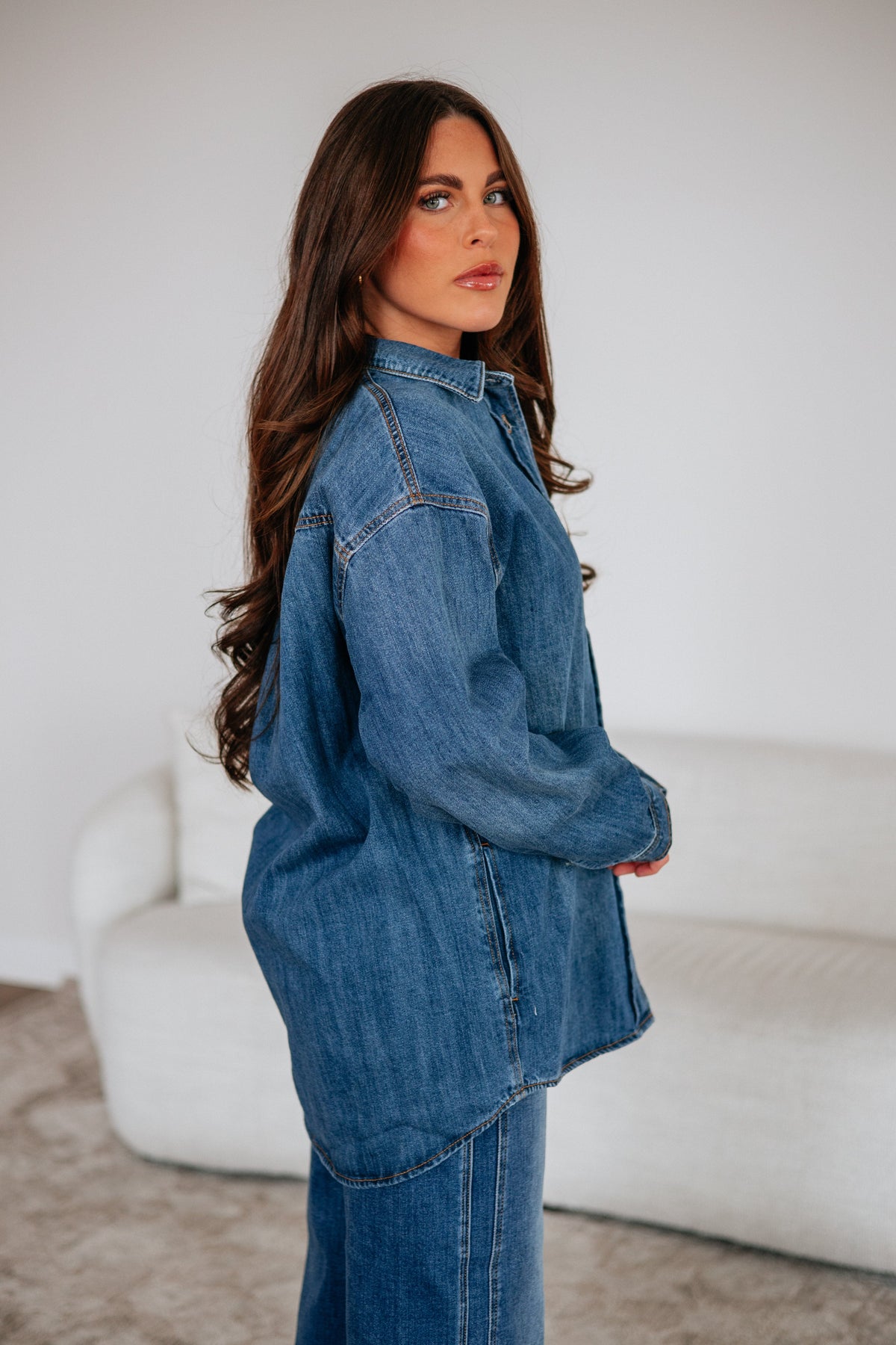 Renea Risen Denim Shacket