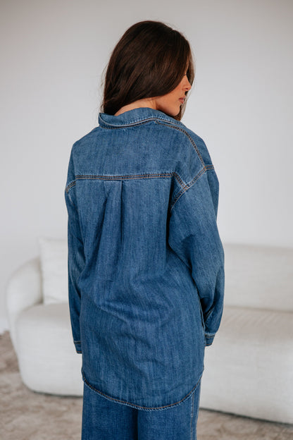 Renea Risen Denim Shacket
