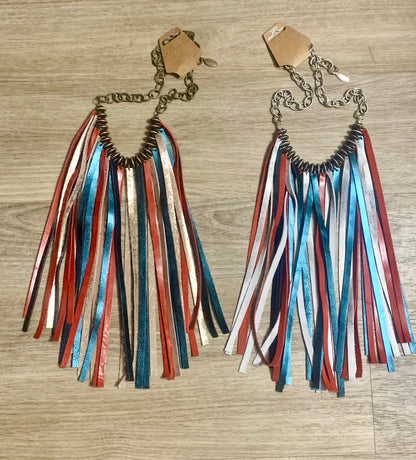 Freedom Fringe Statement Necklace by Sandra Ling Designs
