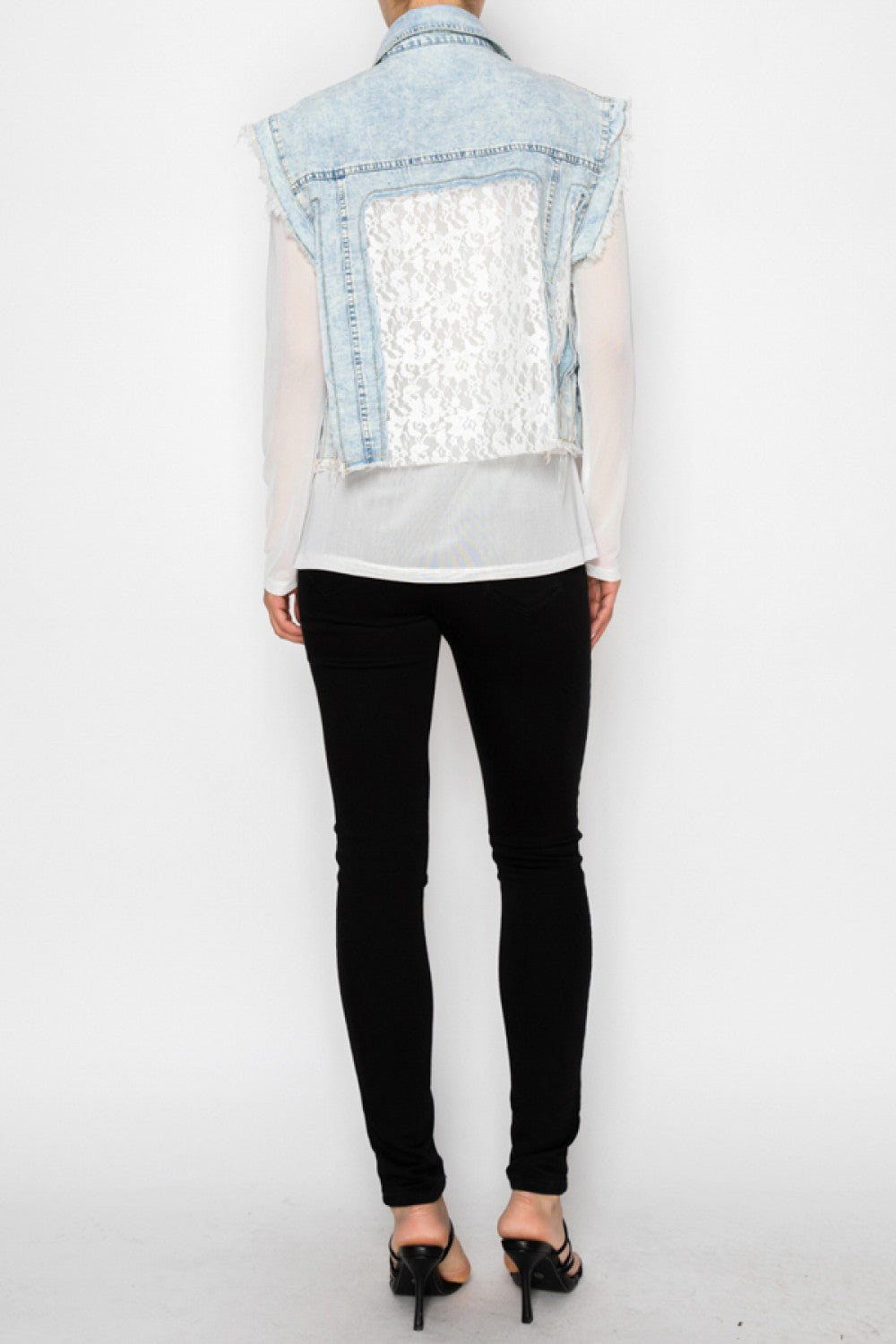 Origami - Edge and Elegance Lace Vest