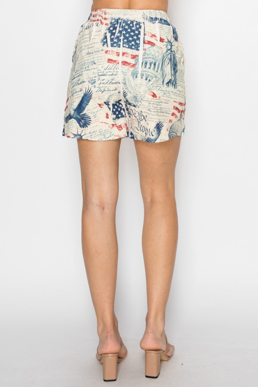 Origami - Liberty Luxe Lace & Sequin Shorts | Patriotic Shorts (Available in 2 Prints)