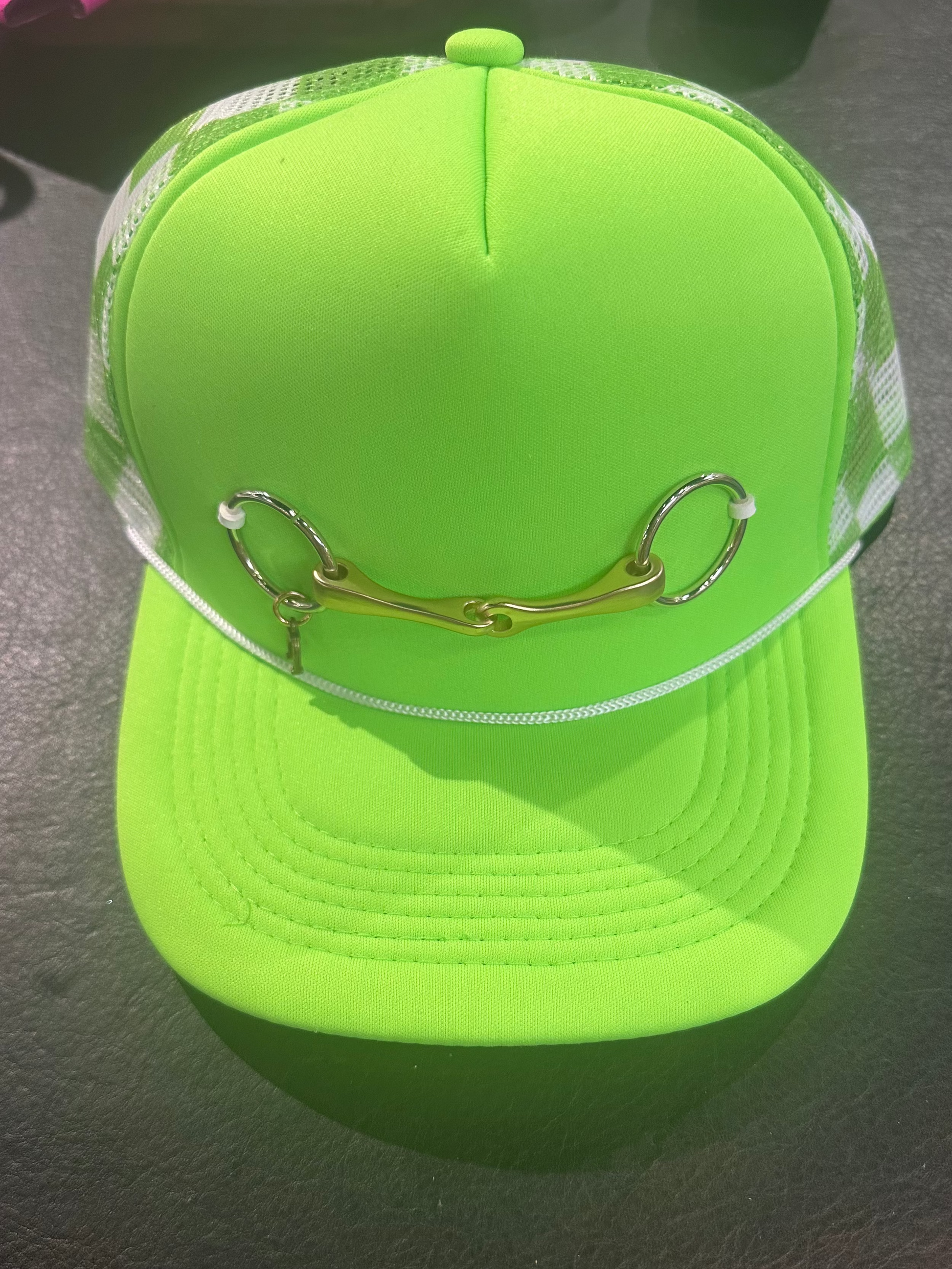 Neon Rodeo Double Bit Trucker Hat by Sandra Ling Designs