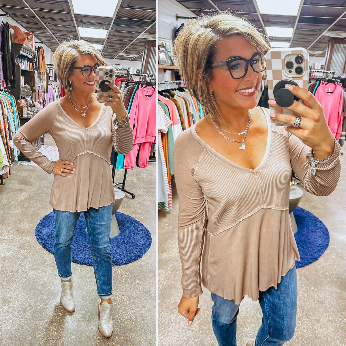 Looking For Yourself Top - Cocoa