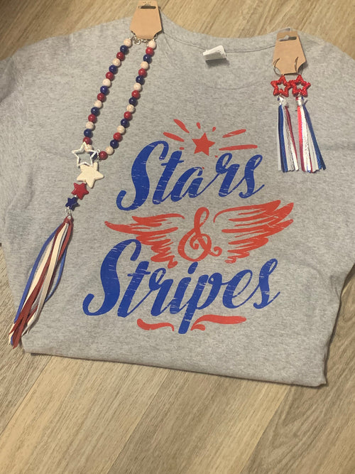 Stars & Stripes Graphic T-Shirt