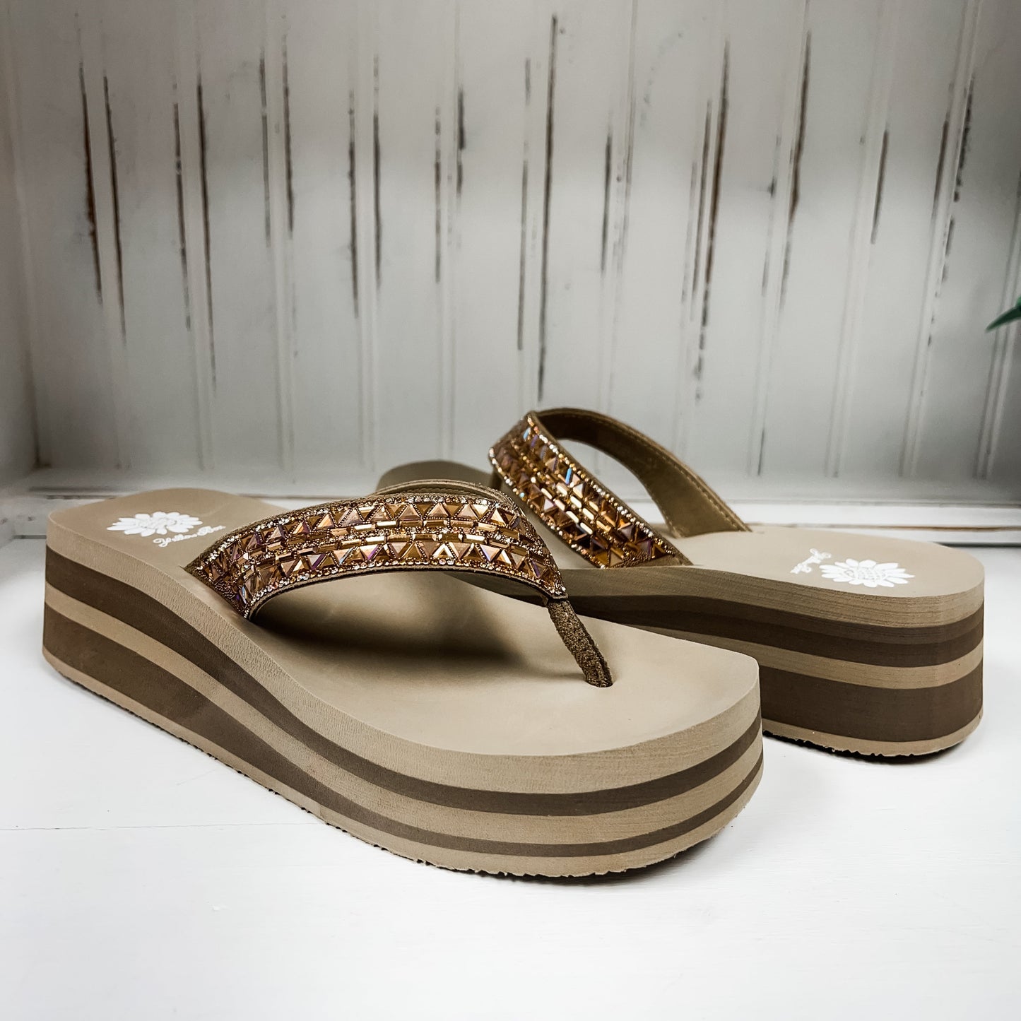 Kaduna Platform Sandal - Taupe