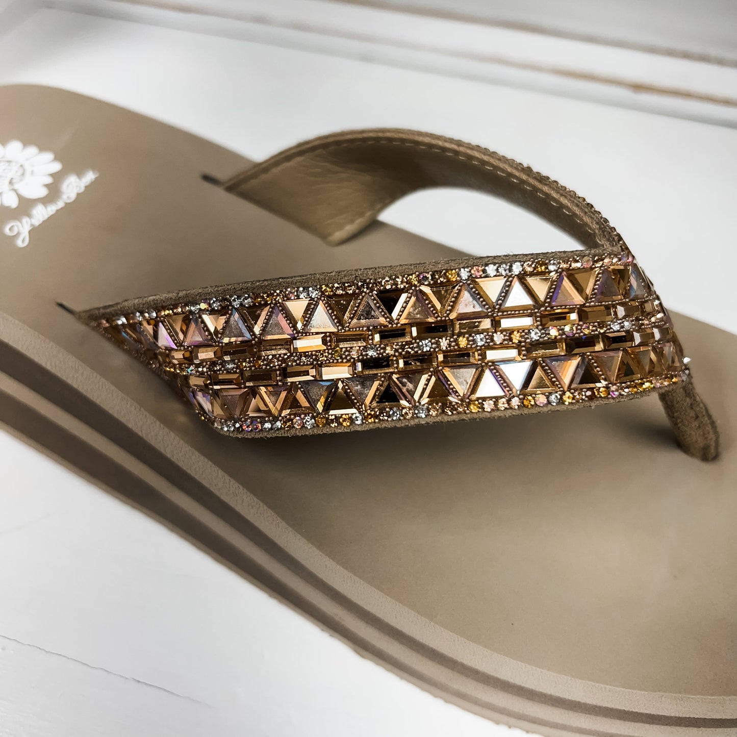 Kaduna Platform Sandal - Taupe