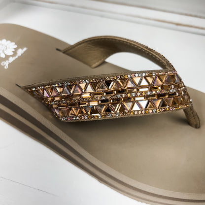 Kaduna Platform Sandal - Taupe
