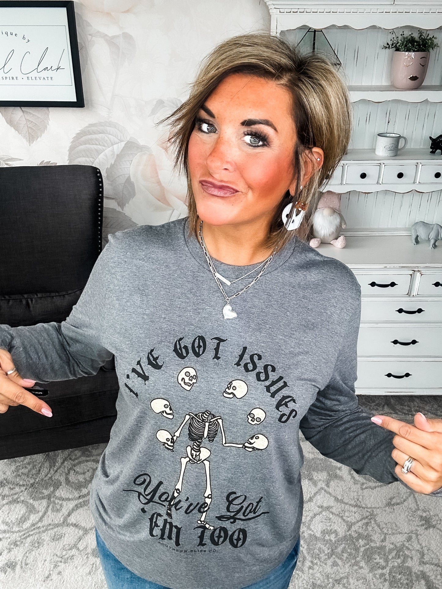 I've Got Issues Long Sleeve Graphic Tee