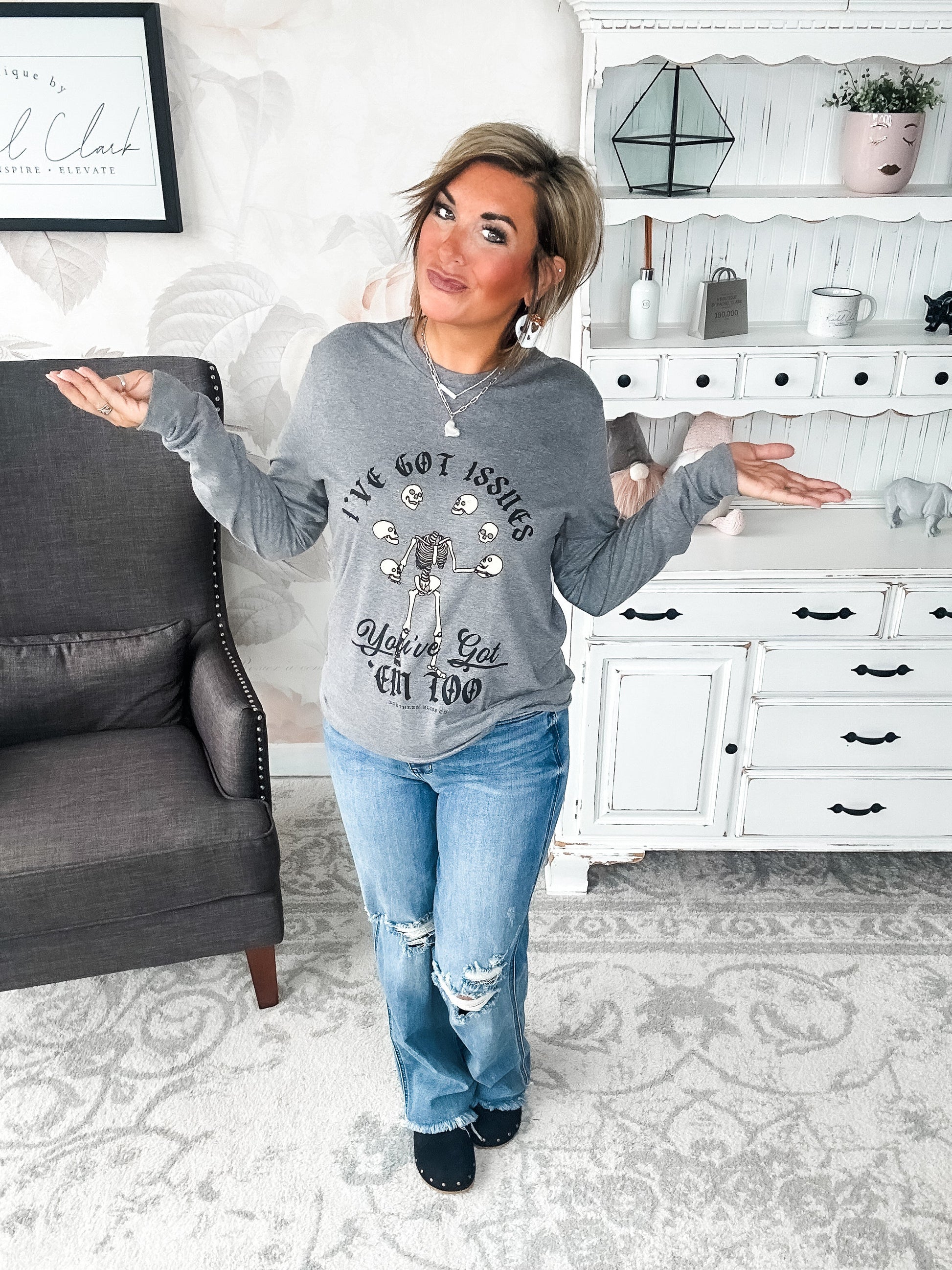 I've Got Issues Long Sleeve Graphic Tee