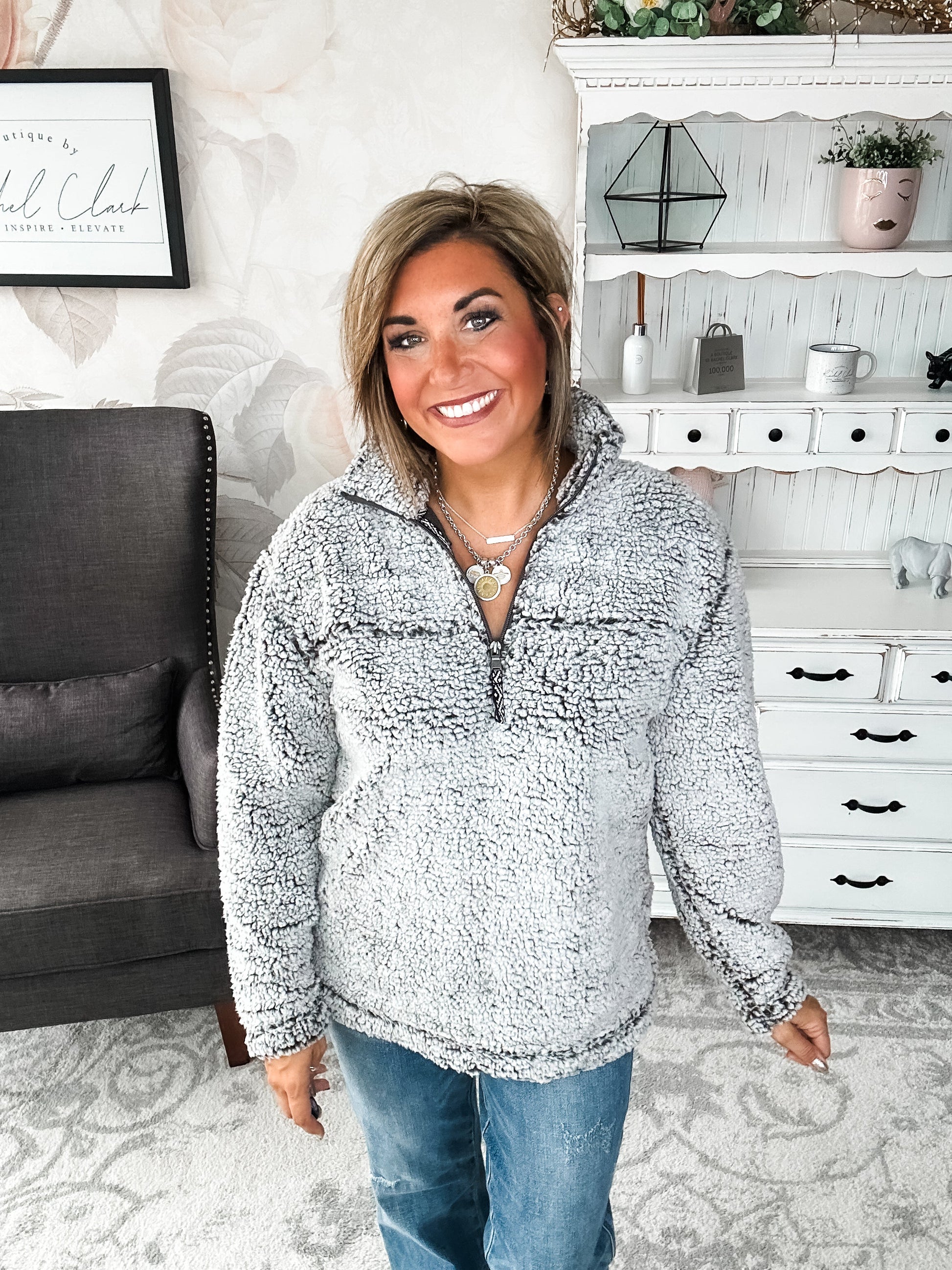 Into The Arctic Sherpa Pullover