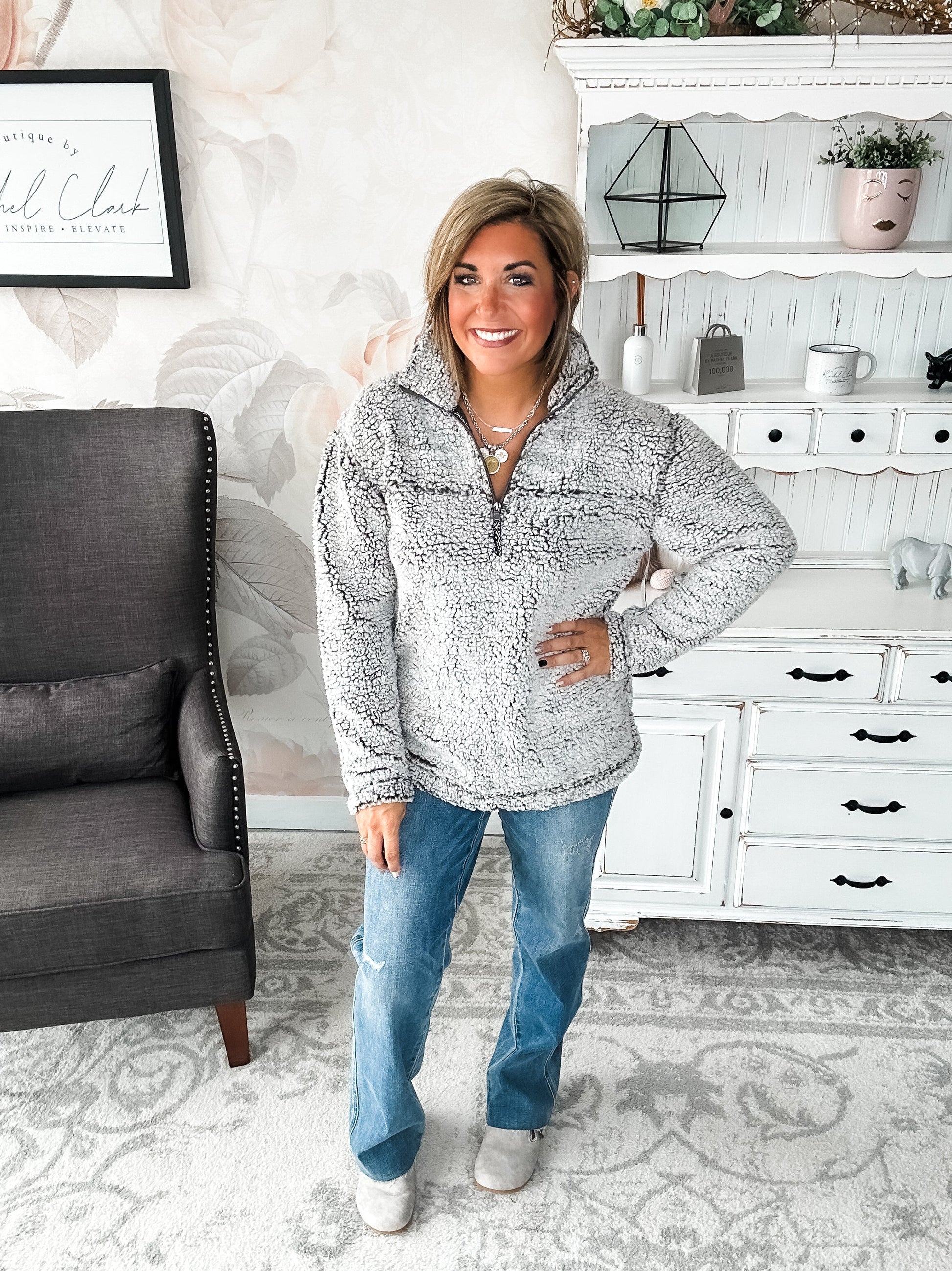 Into The Arctic Sherpa Pullover