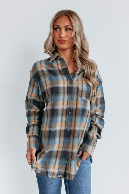 Reed Flannel Top
