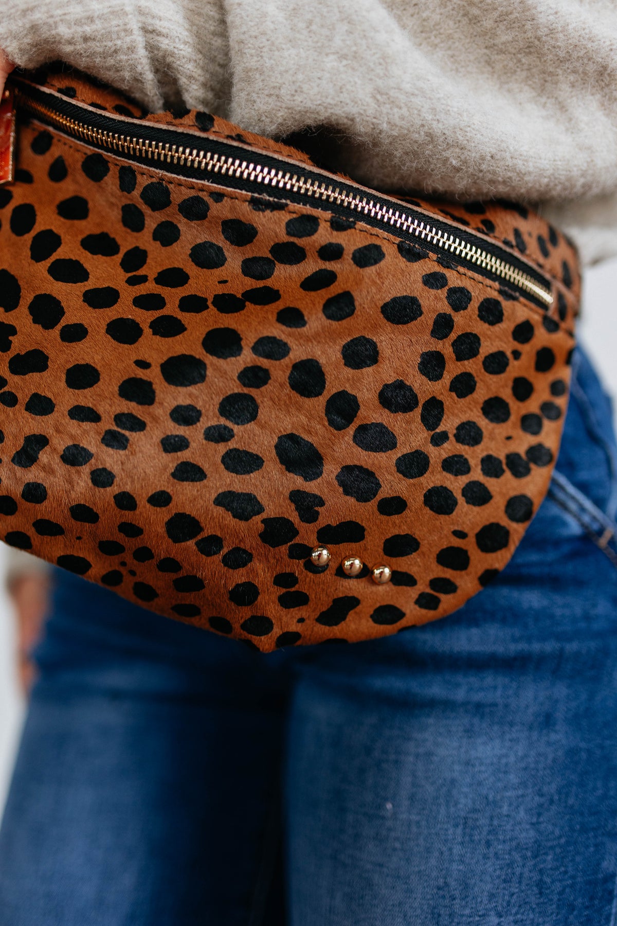 Patsy Hair On Hide Bum Bag