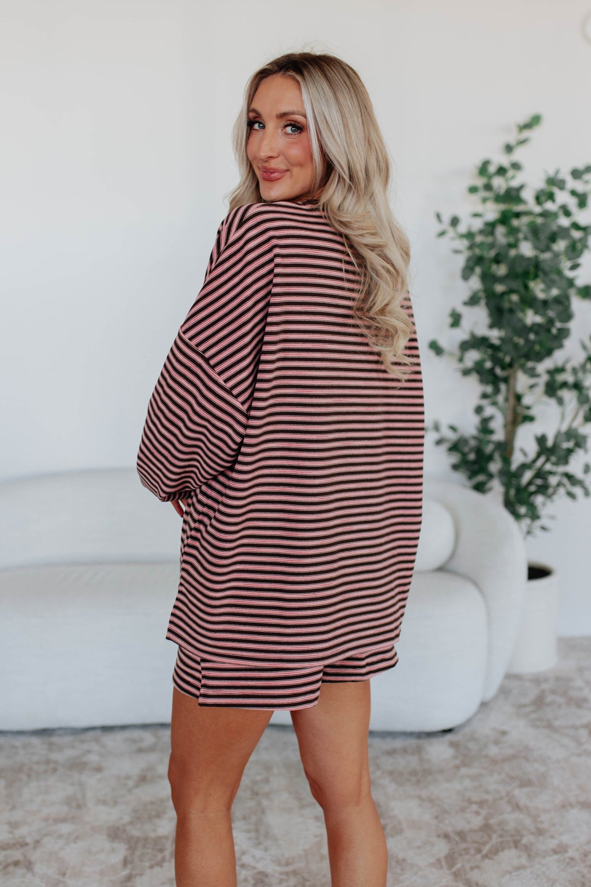 Traci Striped Crewneck