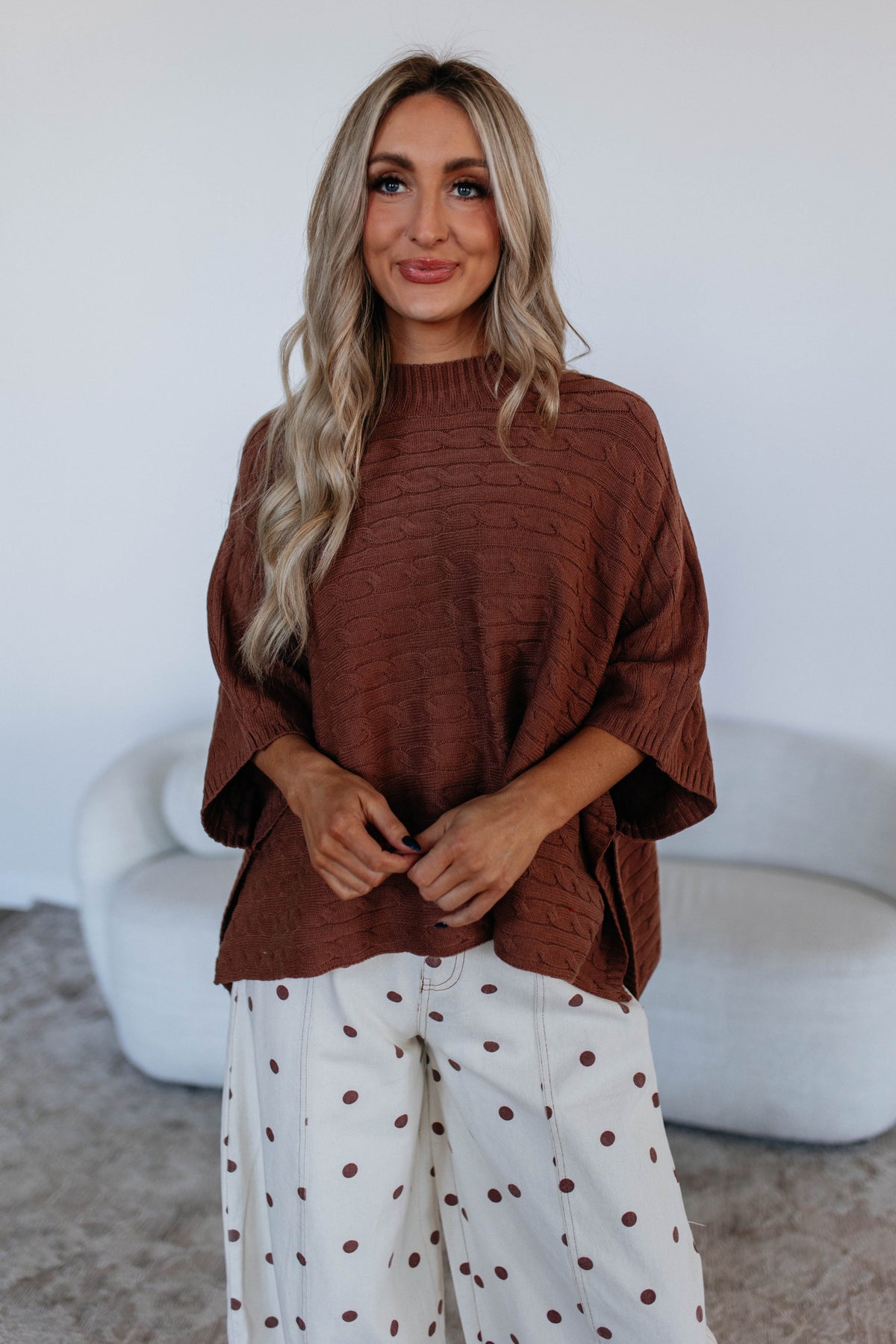 Sabina Cable Knit Sweater