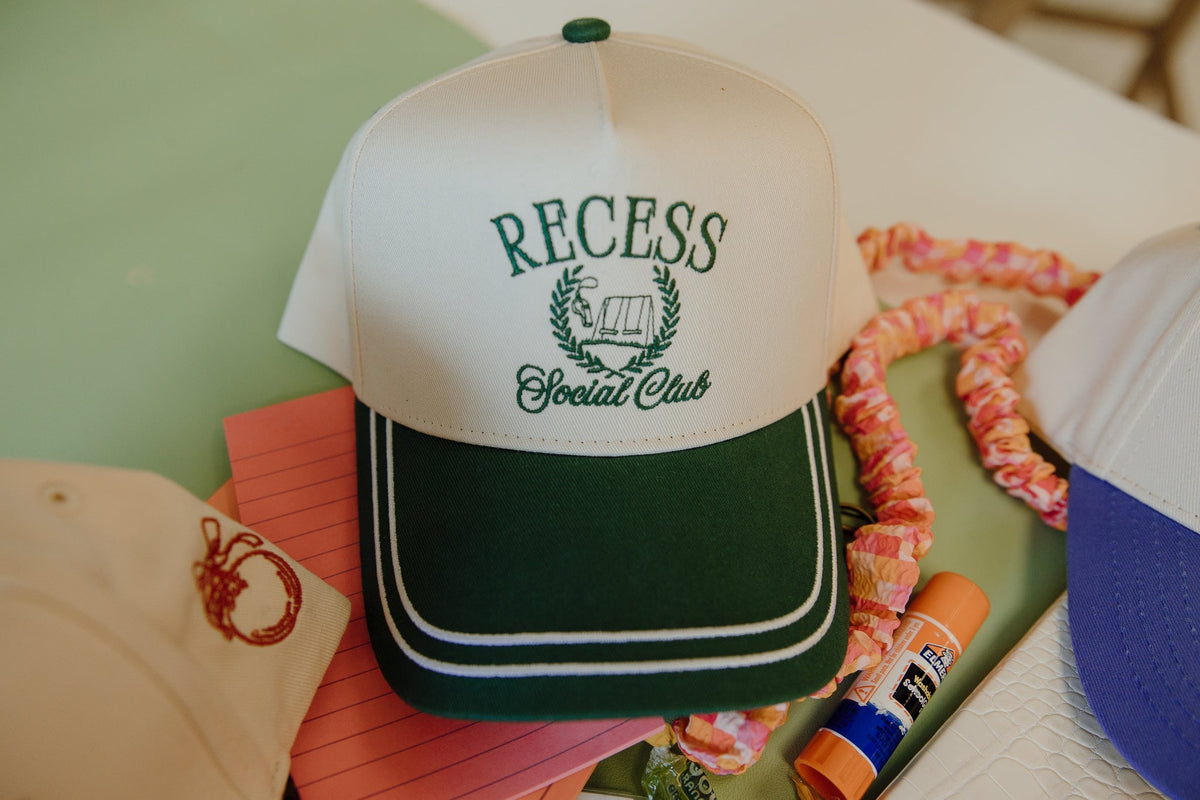 Recess Social Club - Green Vintage Trucker Hat
