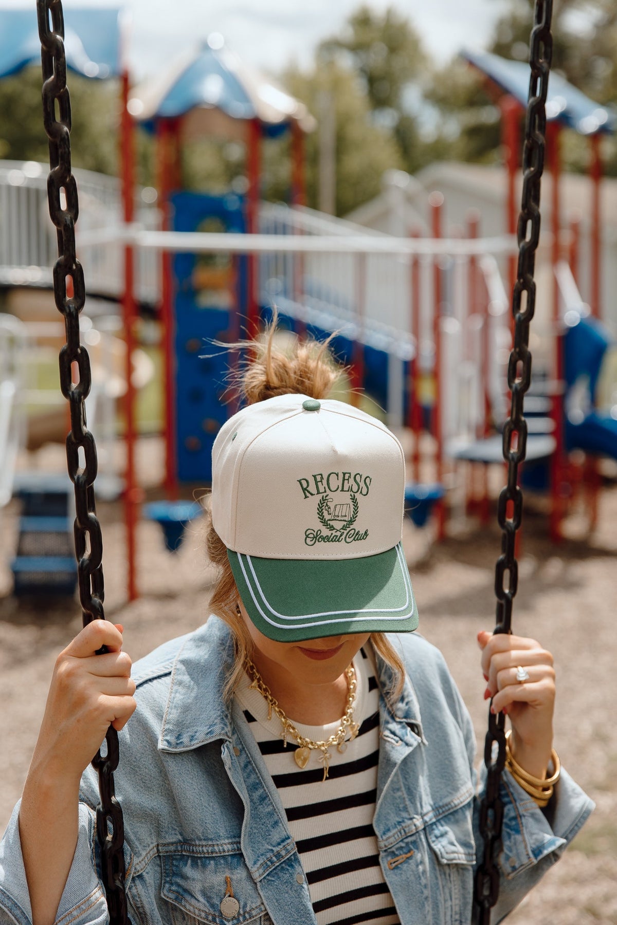 Recess Social Club - Green Vintage Trucker Hat