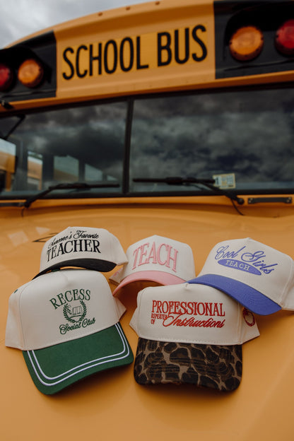 Recess Social Club - Green Vintage Trucker Hat