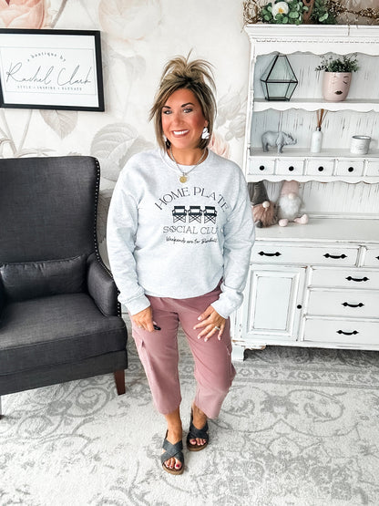 Home Plate Social Club Pullover Sweatshirt
