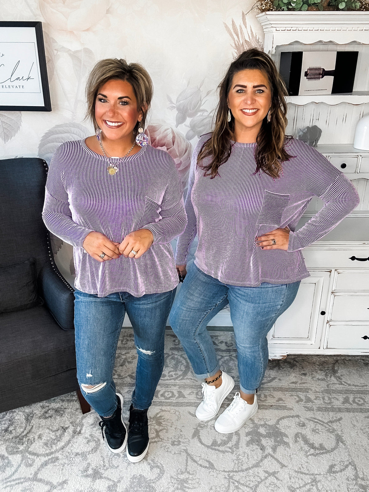 Into The Night Pullover - Violet