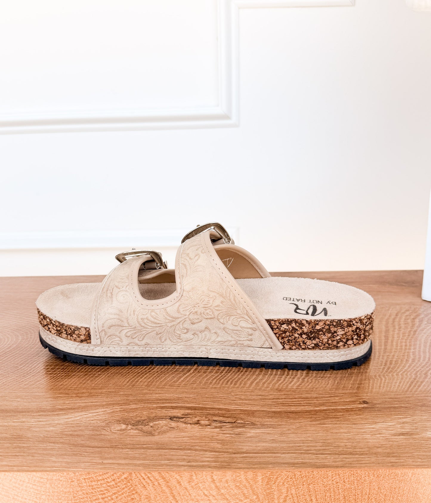 Morgana Western Sandal in Cream