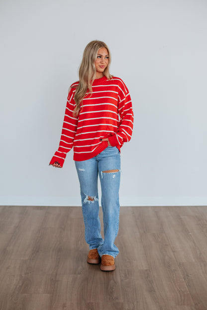Yasmeen Striped Sweater
