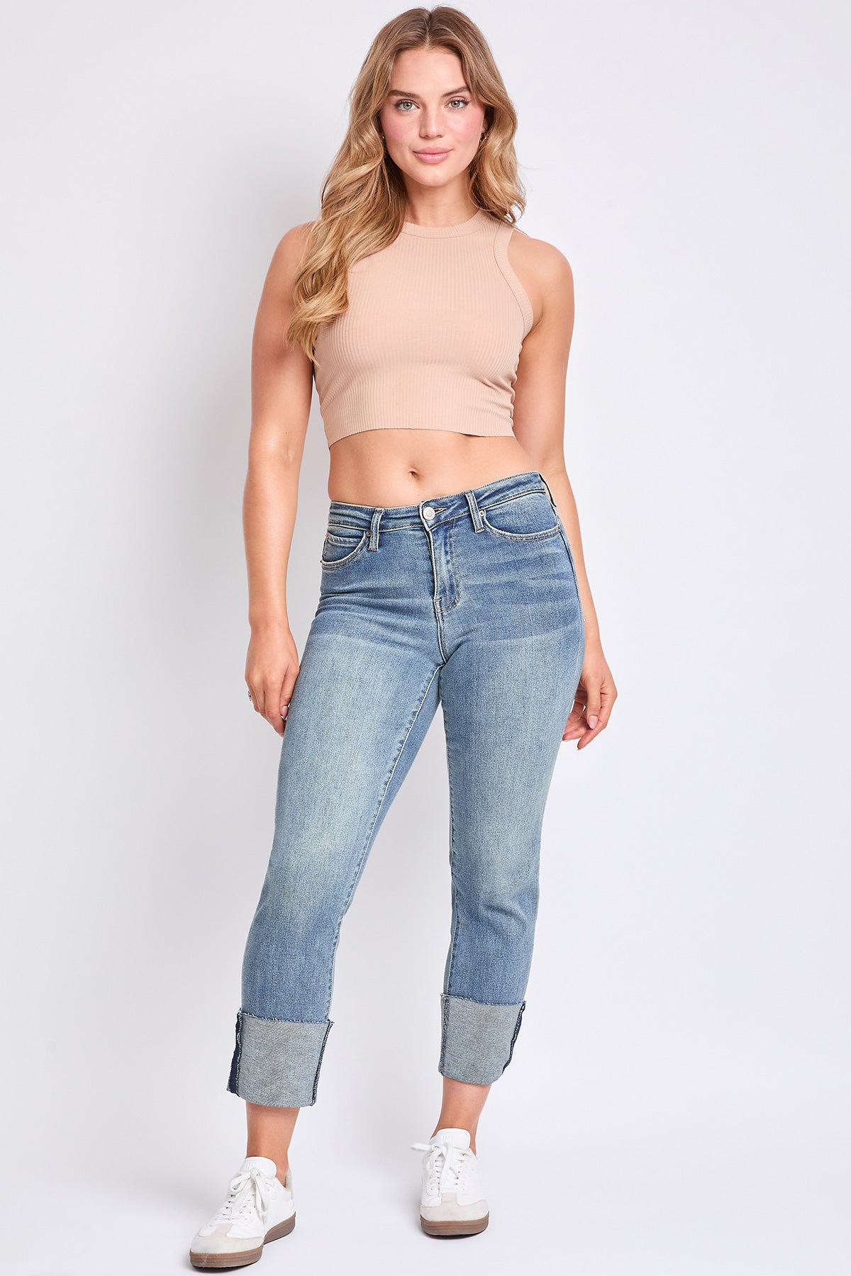 Women's Dixie High Rise Mega Cuff Straight