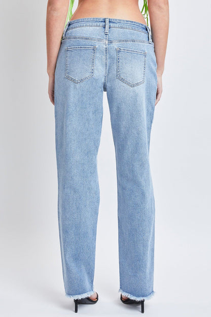 Women's Dream with Fold-Over Waist Low Rise Jeans