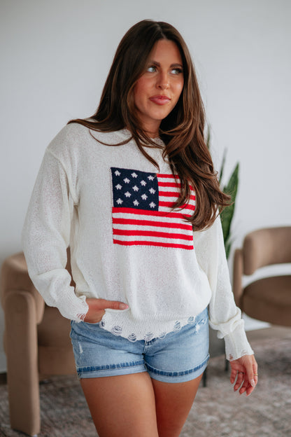 Proud to Be American Sweater
