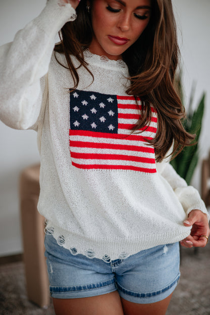 Proud to Be American Sweater