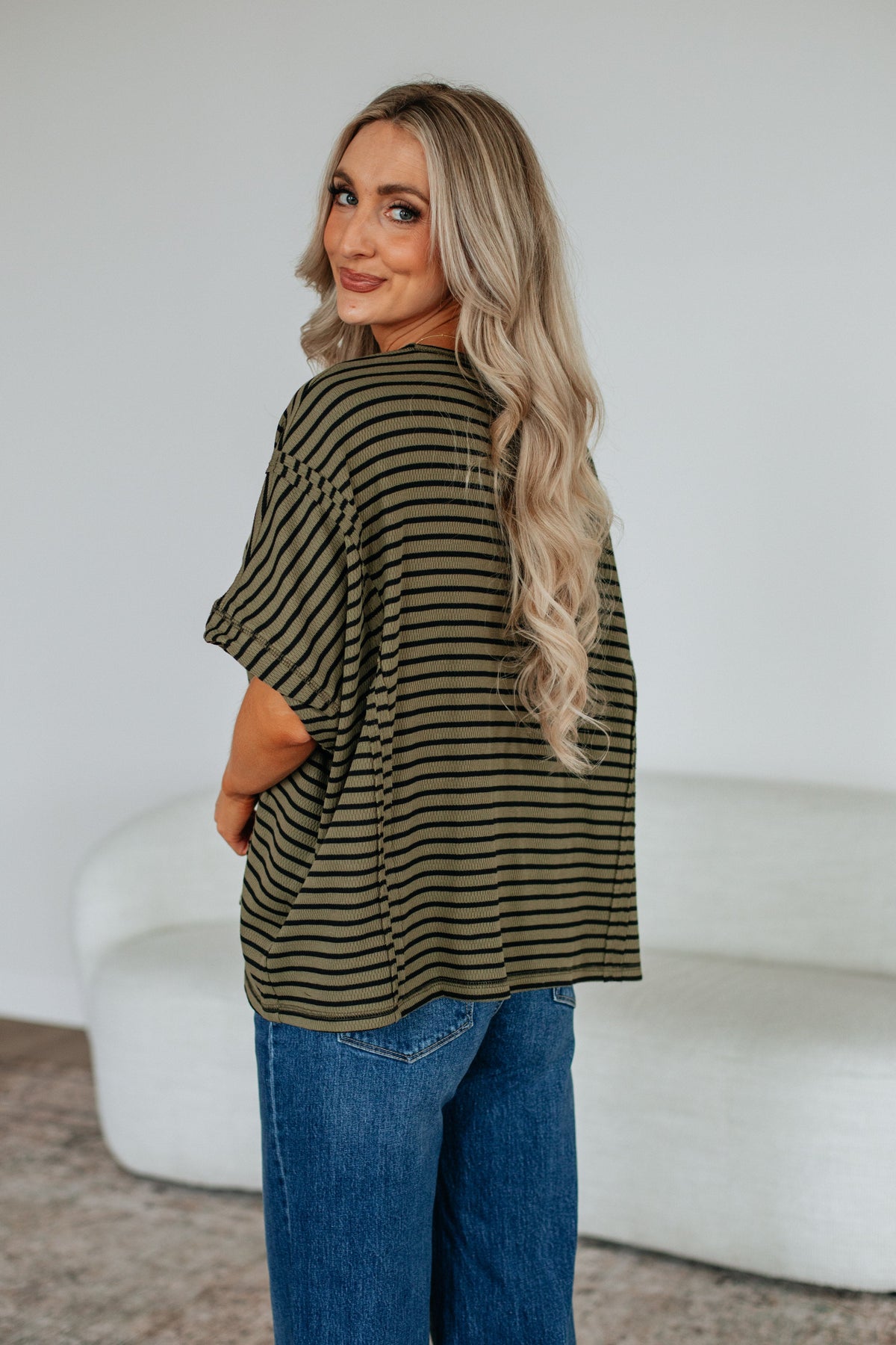 Zelie Striped Top