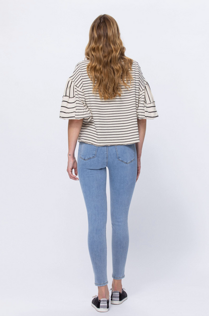 Judy Blue Skinny Pull-On Jeggings - Light Wash