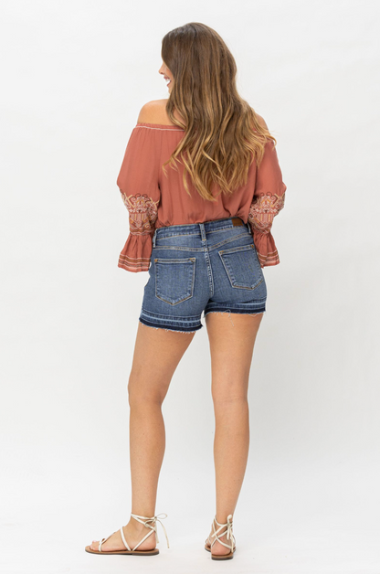 Judy Blue Release Hem Shorts