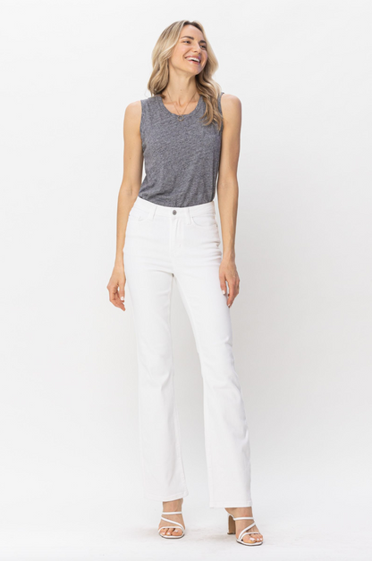 Judy Blue Ecru Bootcut Jeans