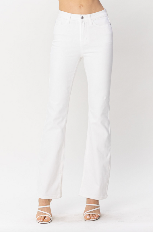 Judy Blue Ecru Bootcut Jeans