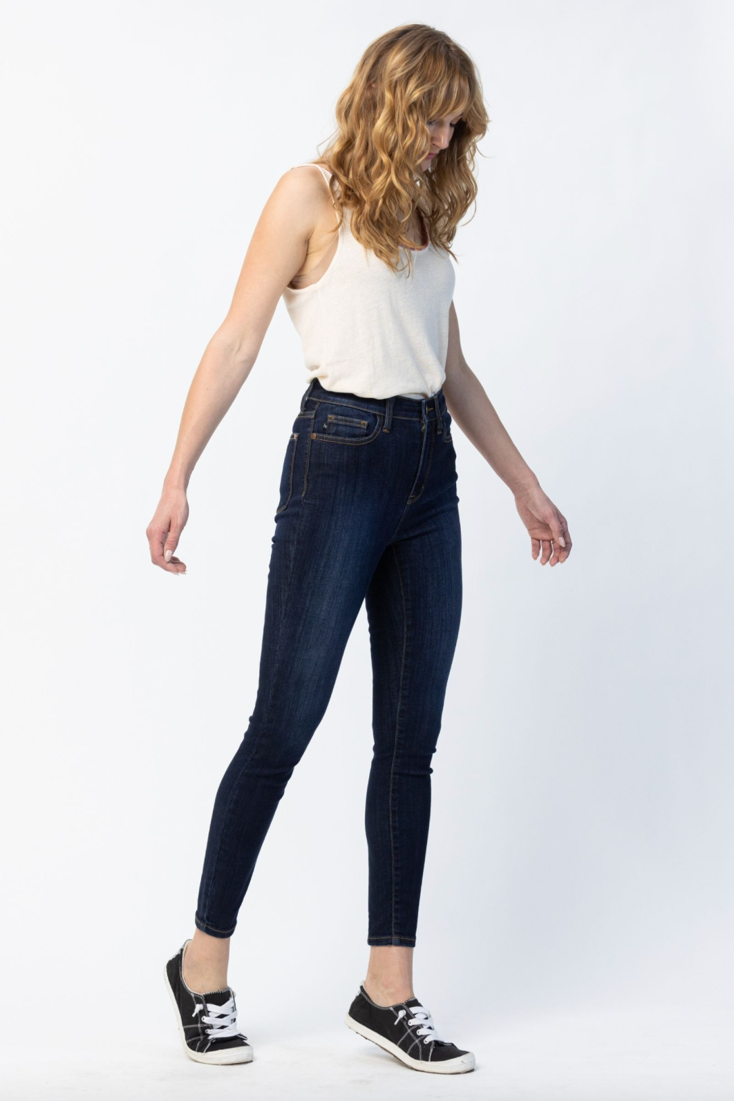 Judy Blue Back Phone Yoke Seam Skinny Jeans