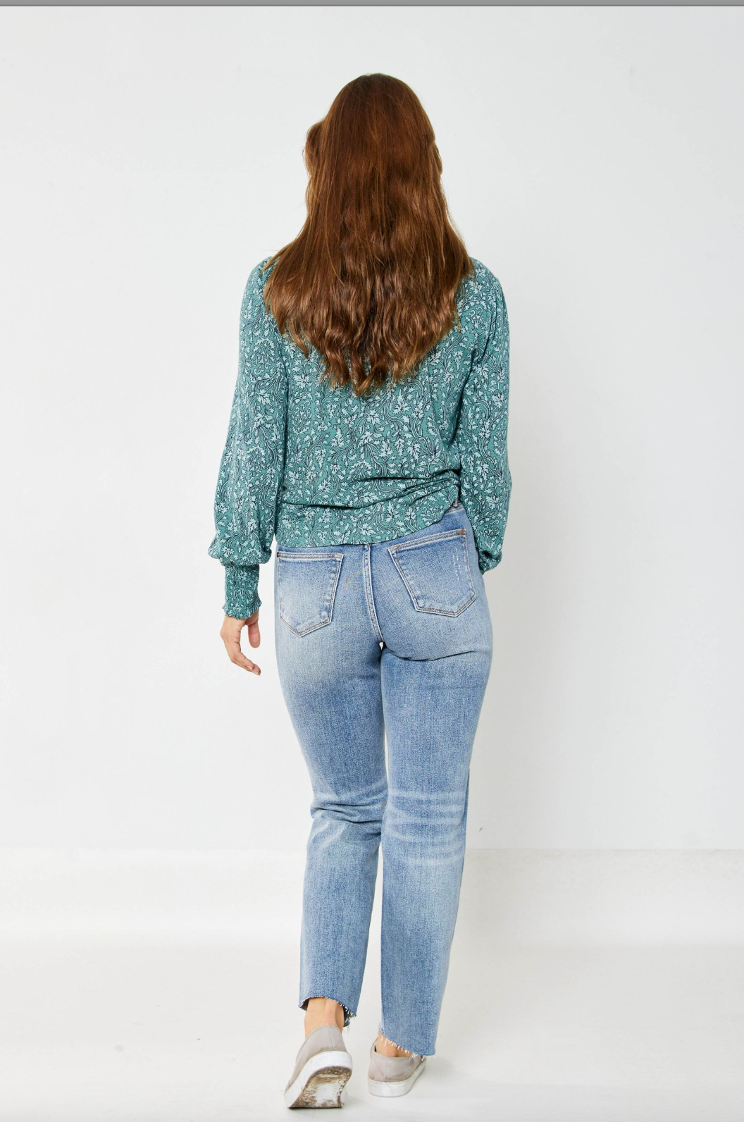 Judy Blue Rigid Magic Destroyed Straight Leg Jeans