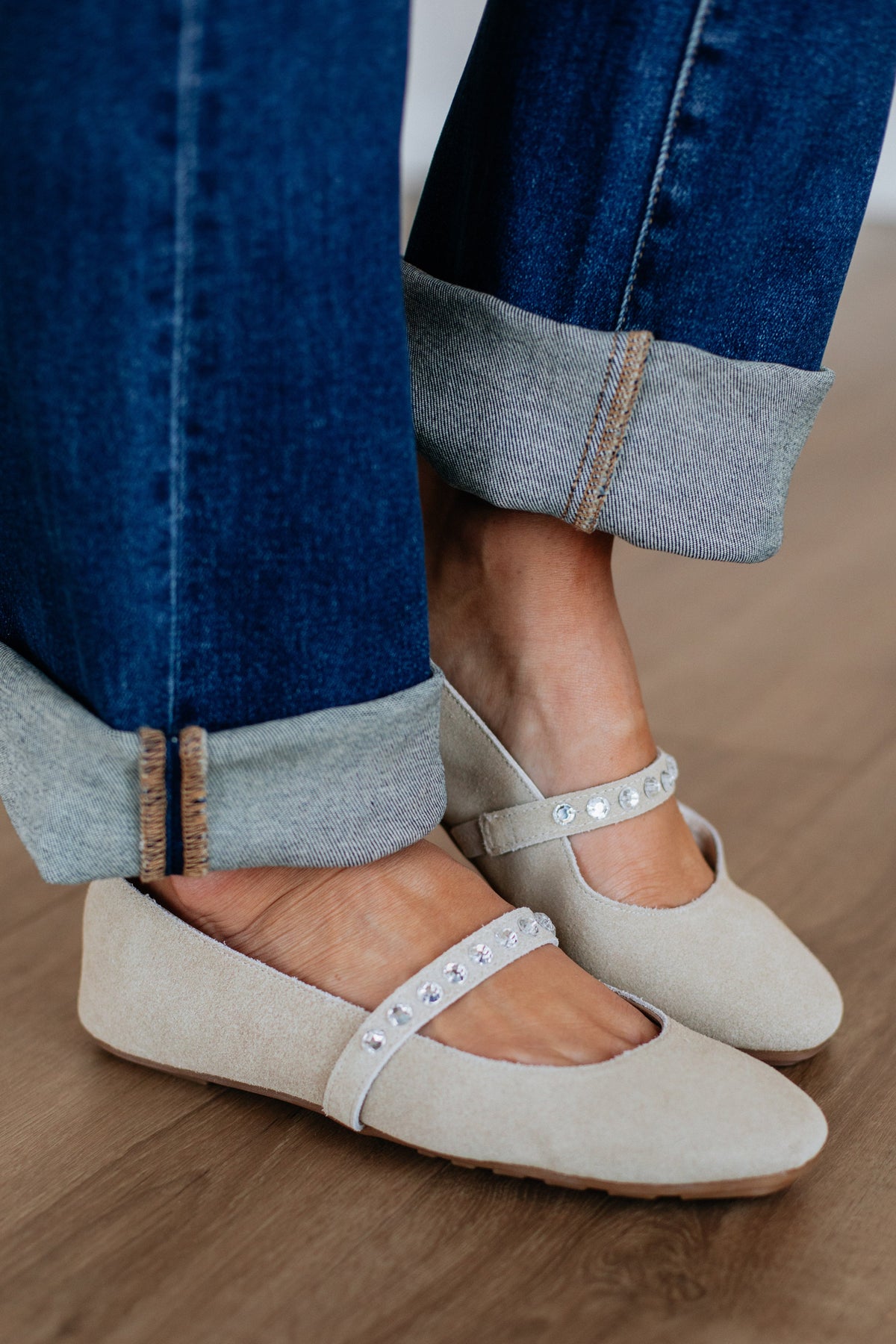 Setting Things Straight Ballet Flats - Sand