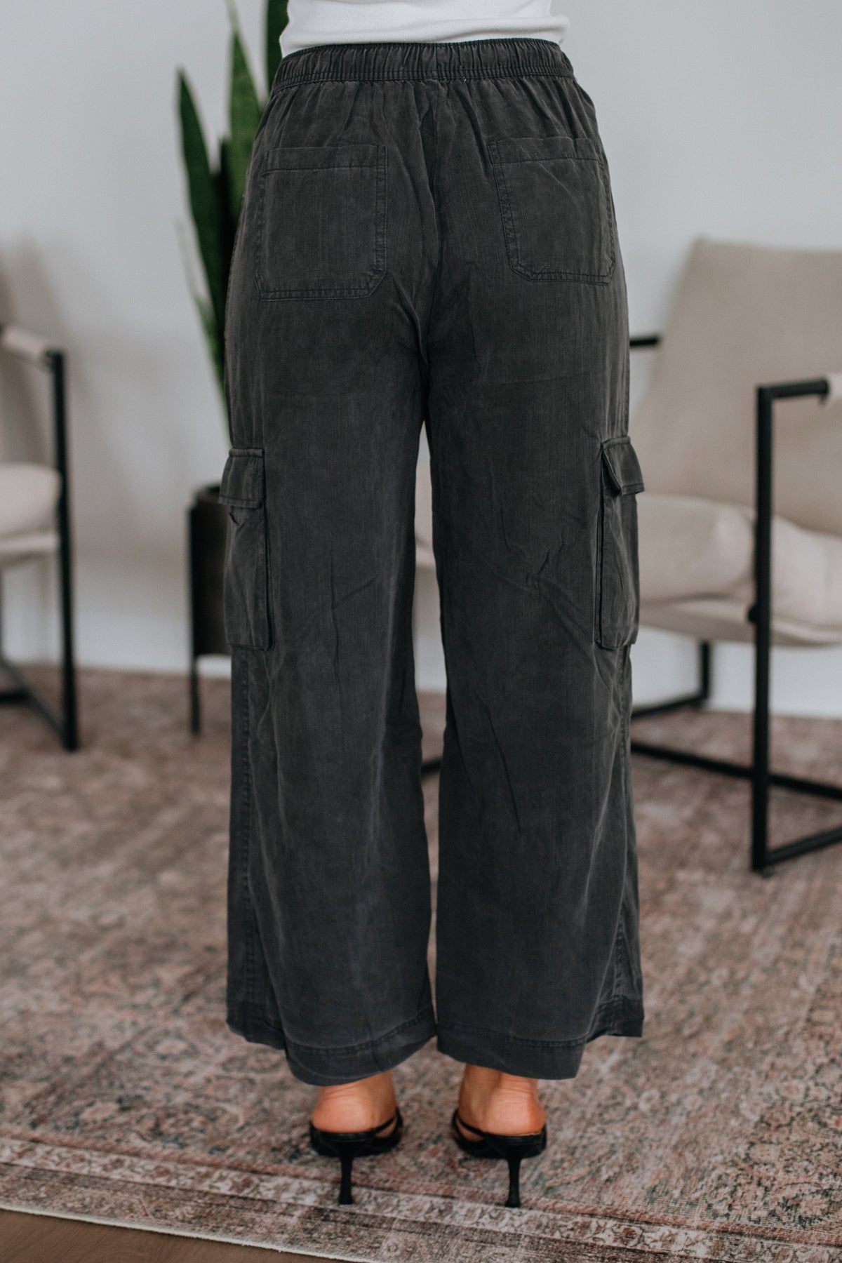 Wylie Cargo Pants - Charcoal