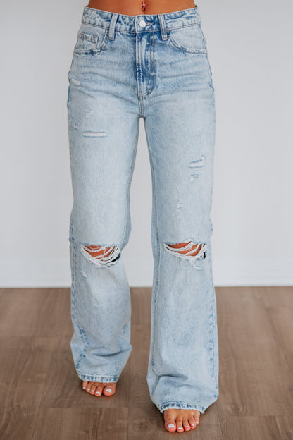 Thea Flying Monkey Jeans - Vintage Light Wash