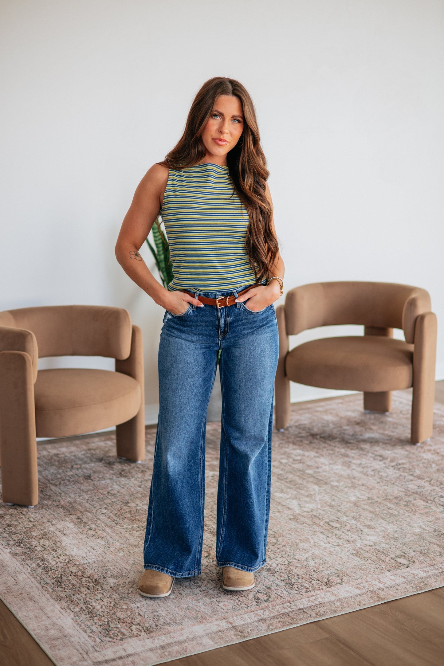 Sally Striped Tank