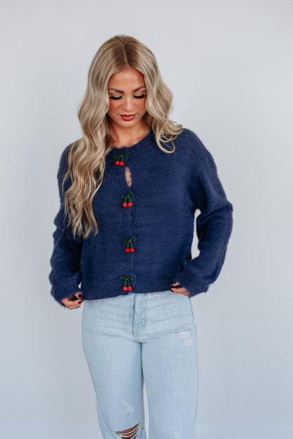 Sweet As Cherry Pie Cardigan