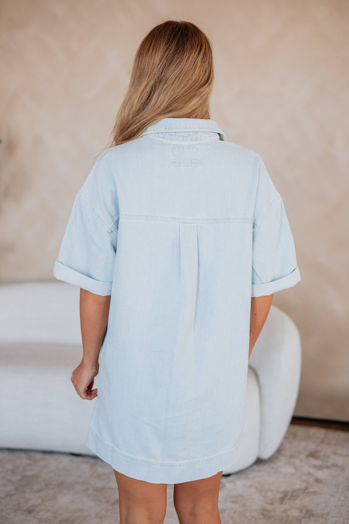 Victoria Risen Denim Dress