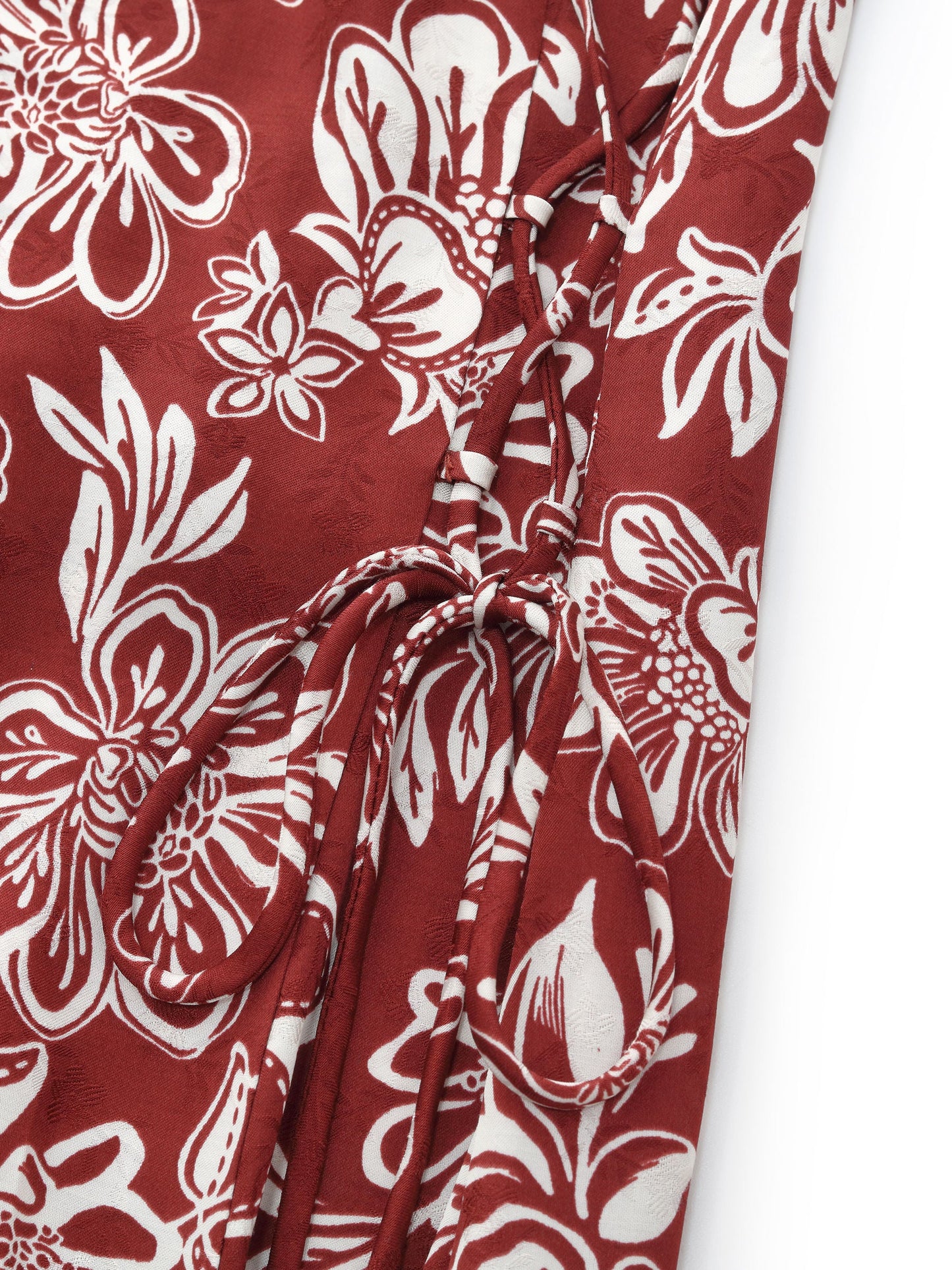 Marigold Floral Print Convertible Elastic Neck Women Maxi Dress