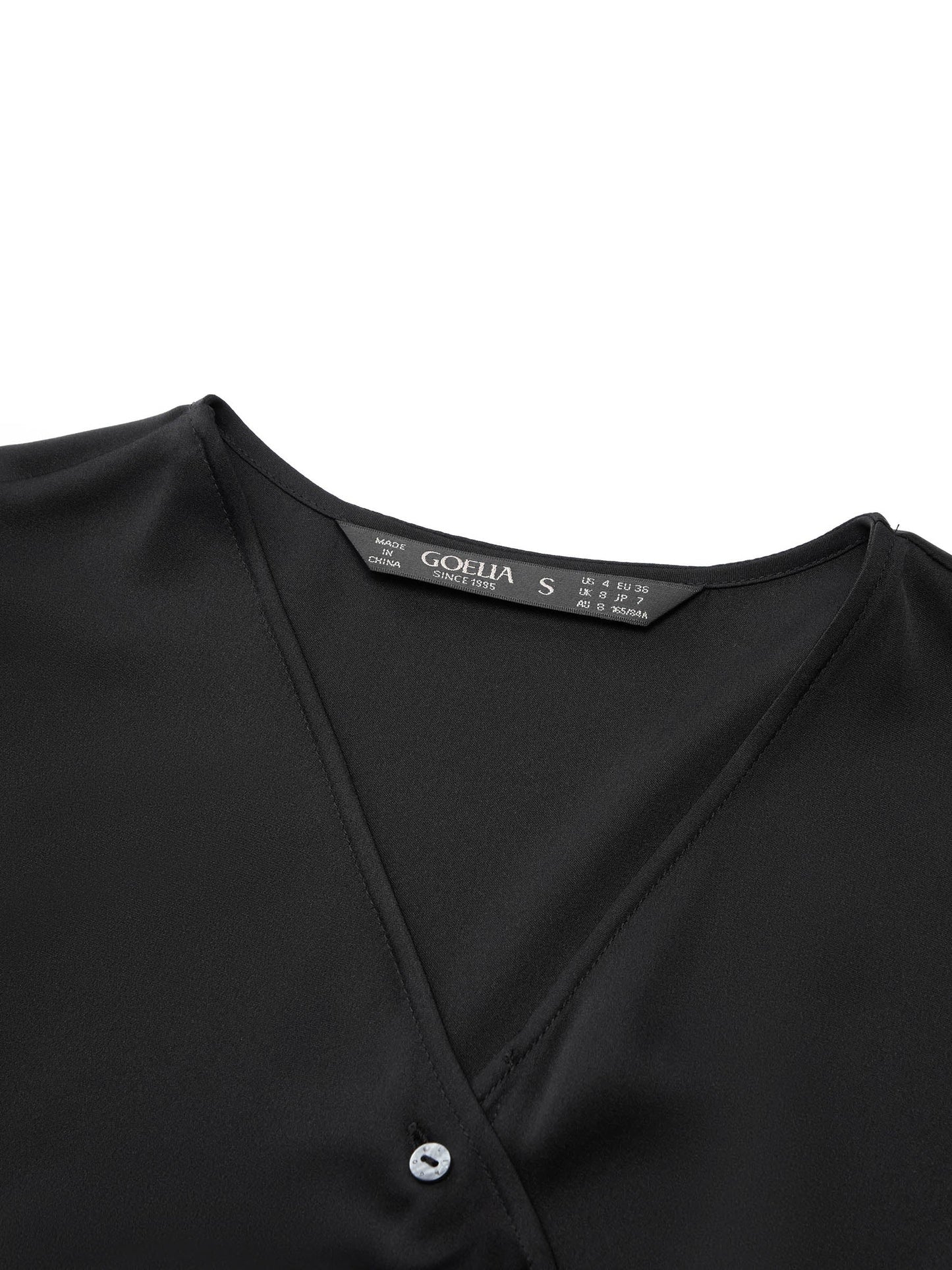 22MM Mulberry Silk Asymmetrical Hem Women Blouse With Ribbon
