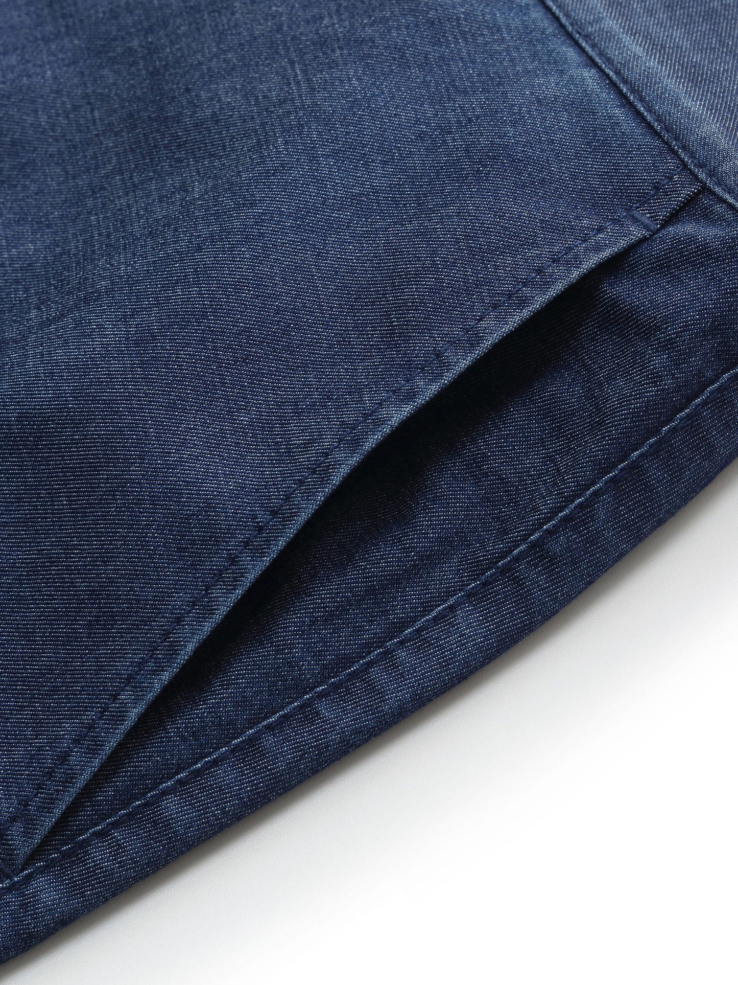 Denim High Waisted Women Wide Leg Cropped Culottes