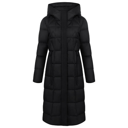 Hooded Pleated Goose Down Garment